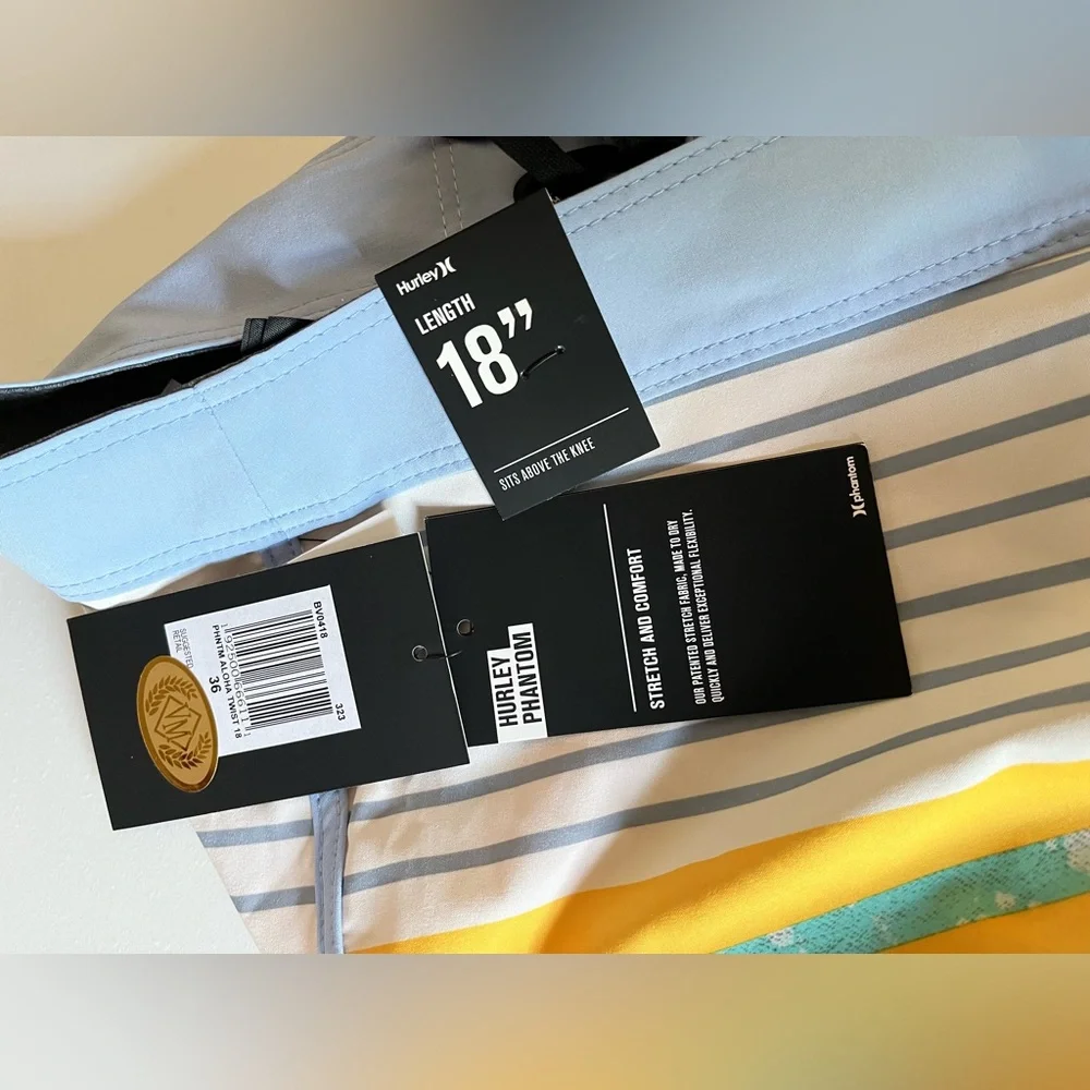 NWT Hurley Men's Phantom Aloha Twist 18